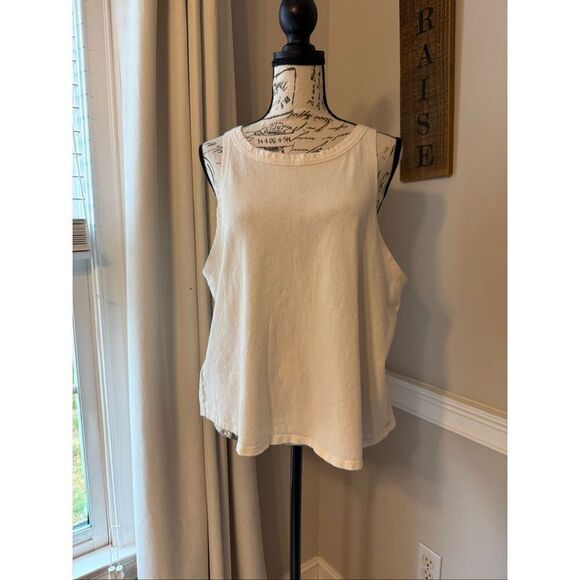 United By Blue Tops - United By Blue Women's Impact Collection Organic Cotton Hemp Tank Top White XL